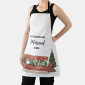 2025年1月結婚した1日 | かわいい居心地の良いソファ エプロン (インサイチュ)