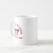 2025年1月20おもしろい日のエラー開始 コーヒーマグカップ (正面左)