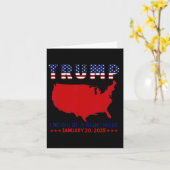 2025年1月20日のトランプエンディング カード (黄色い花)