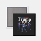 2025年1月20日の就任式のトランプ・ダンス マグネット (正面/裏面)