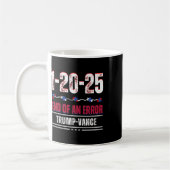 2025年1月20日 エラーの終わり トランプ大統領就任式 コーヒーマグカップ (左)