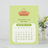 2025年11月やる気が出る月間カレンダー 招待状 (スタンド正面)