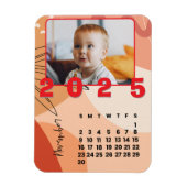 2025年11月カレンダファミリーフォト マグネット (縦)