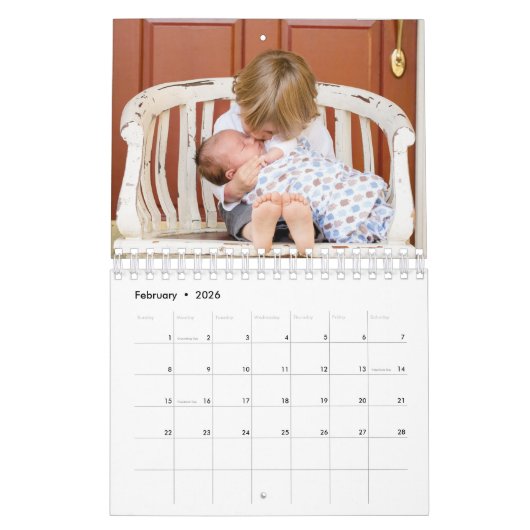 2025年2ページカスタムのカレンダーを追加 カレンダー (2月 2026)