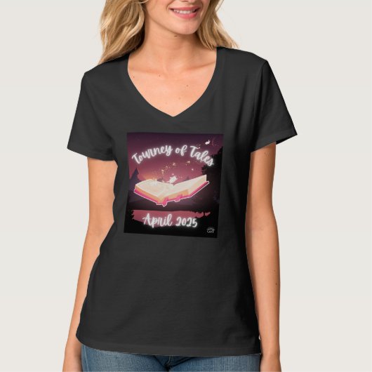 2025年4月のトーナメント・オブ・テイルズ・シャツを振り返る Tシャツ (正面)