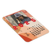 2025年4月元旦カレンダー家族の写真 マグネット (右側)