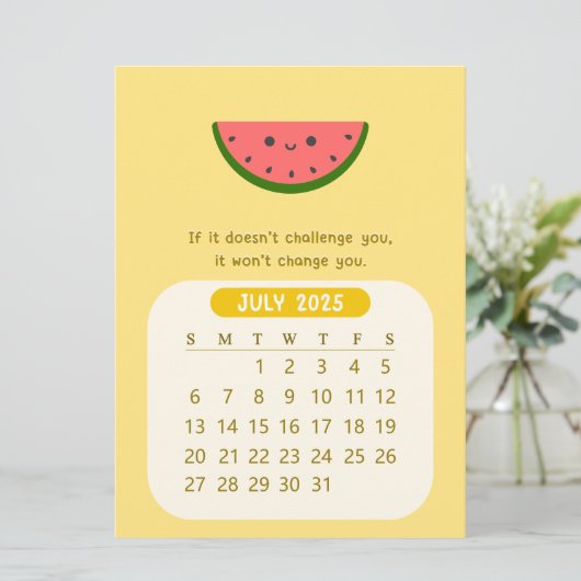 2025年7月月毎かわいいカレンやる気を起こさせるダー 招待状 (スタンド正面)