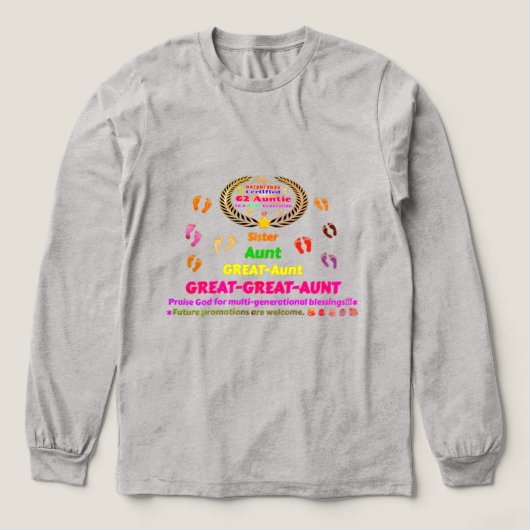 2025年7月20日　曾祖伯母ゴールドスターお祝い トライブレンドＴシャツ (デザイン正面)
