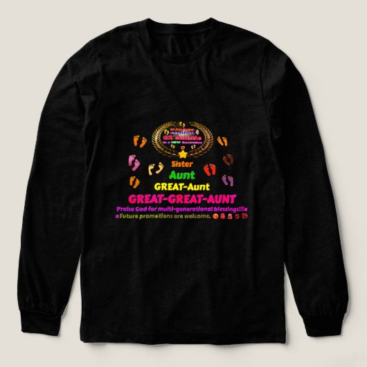 2025年7月20日　曾祖姪お誕生お祝い トライブレンドＴシャツ (デザイン正面)