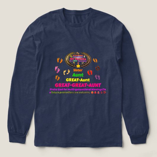 2025年7月20日　曾祖姪お誕生お祝い トライブレンドＴシャツ (デザイン正面)