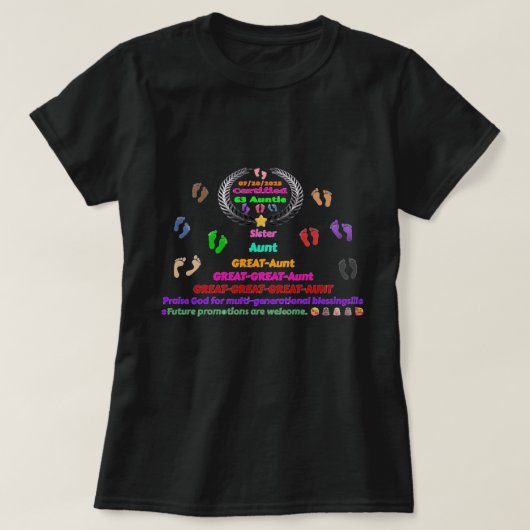 2025年7月20日 G3おばさん記念 Tシャツ (デザイン正面)