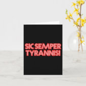 2025年7月4日Sic Semper Tyronis退役軍人トランプR カード (黄色い花)