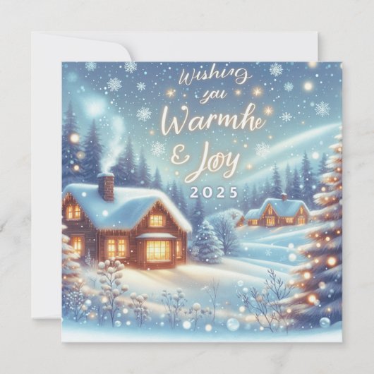 2025年　あたたかさと喜びを願って シーズンカード (正面)