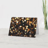 2025年 おしゃれな カスタム ゴールド ビジネス シーズンカード (裏面)