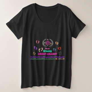 2025年 おひいちゃん(曾祖母)記念 プラスサイズTシャツ