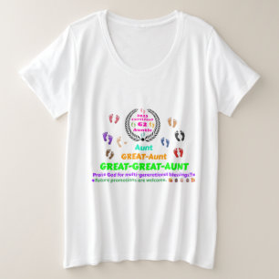 2025年 お偉いお叔母様(G2) 記念 プラスサイズTシャツ