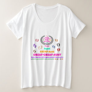 2025年 お大叔母さん(G2) 記念 プラスサイズTシャツ
