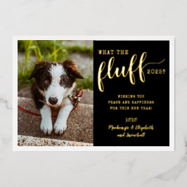 2025年、なんてこった 面白い犬の写真 本物そっくり 箔シーズンカード