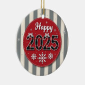 2025年 クリスマスおめでとう セラミックオーナメント (右)