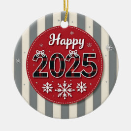 2025年 クリスマスおめでとう  セラミックオーナメント