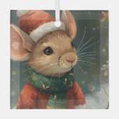 2025年 クリスマス マウス オーナメント (正面)