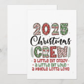 2025年 クリスマス 仲間 家族 おそろい コーデ Xmas 招待状 (正面/裏面)