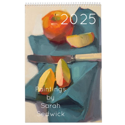 2025年：サラ・セドウィックの絵画 カレンダー (カバー)