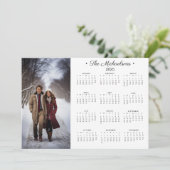 2025年 シンプル フォト カレンダー シーズンカード (スタンド正面)