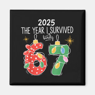 2025年、何とか生き延びた67灯のクリスマス マグネット