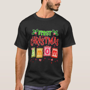 2025年 初めてのママのクリスマス コケットボウ マッチング Tシャツ