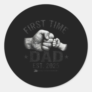 2025年 初パパ認定 ファーストバンプ 新米パパ 父の日 ラウンドシール
