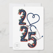 2025年 医療用 カスタム ロゴ テキスト テンプレート クリスマス (正面)