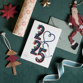 2025年 医療用 カスタム ロゴ テキスト テンプレート クリスマス