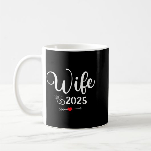 2025年 婚約パーティー 夫婦おそろい コーヒーマグカップ (左)