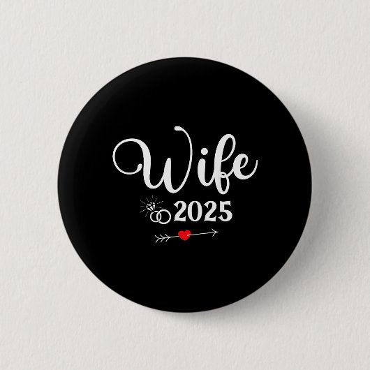 2025年 婚約パーティー 夫婦おそろい 缶バッジ (正面)