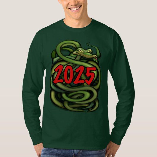 2025年 巳年 Tシャツ (正面)