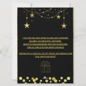 2025年 新年のお祝い フラット ホリデー カード (裏面)