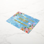 2025年 新年 おめでとう ホリデー ポストカード (回転した状態)