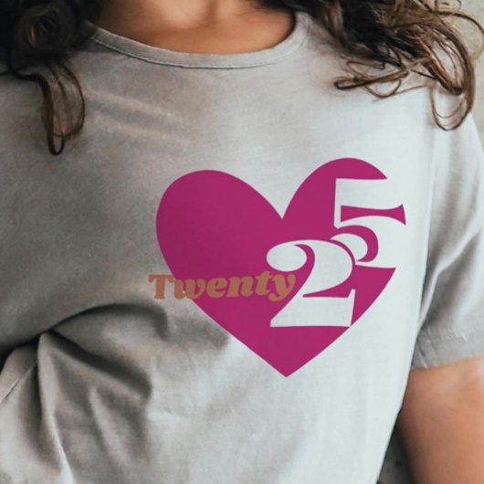 2025年 新年 愛 twenty 25 トライブレンドTシャツ