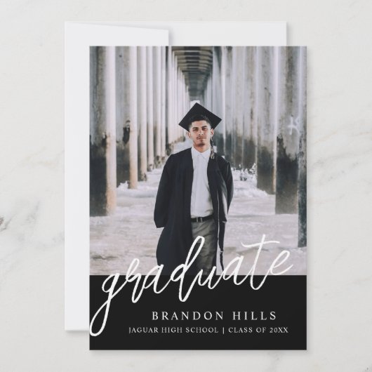 2025年 現代の卒業発表, 卒業 招待状 (正面)