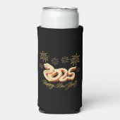 2025年 謹賀新年 巳年 スリム缶クーラー (Seltzer正面)