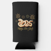 2025年 謹賀新年 巳年 スリム缶クーラー (裏面)