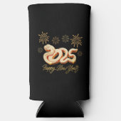 2025年 謹賀新年 巳年 スリム缶クーラー (正面)
