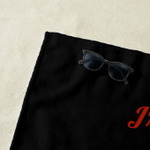 2025年BLKBRDカスタム卒業年号 ビーチタオル (インサイチュ)