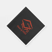 2025年BLKBRD年度の卒業カスタマイズクラス スタンダードランチョンナプキン (角)