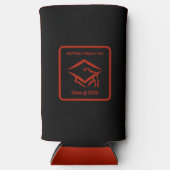 2025年BLKBRD年度の卒業カスタマイズクラス スリム缶クーラー (正面)