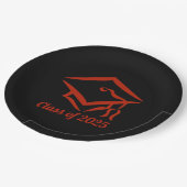 2025年BLKBRD年度の卒業カスタマイズクラス ペーパープレート (アングル)