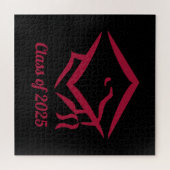 2025年BLKDKRDカスタム年号の卒業クラス ジグソーパズル (横)