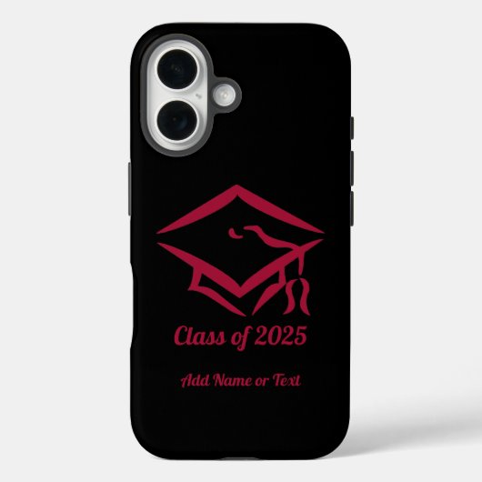 2025年BLKDKRDカスタム年号の卒業クラス Case-Mate iPhoneケース (裏面)