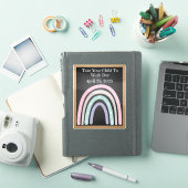 2025年Boho Chalkboarで子どもを働かせる シール (iPadカバー)